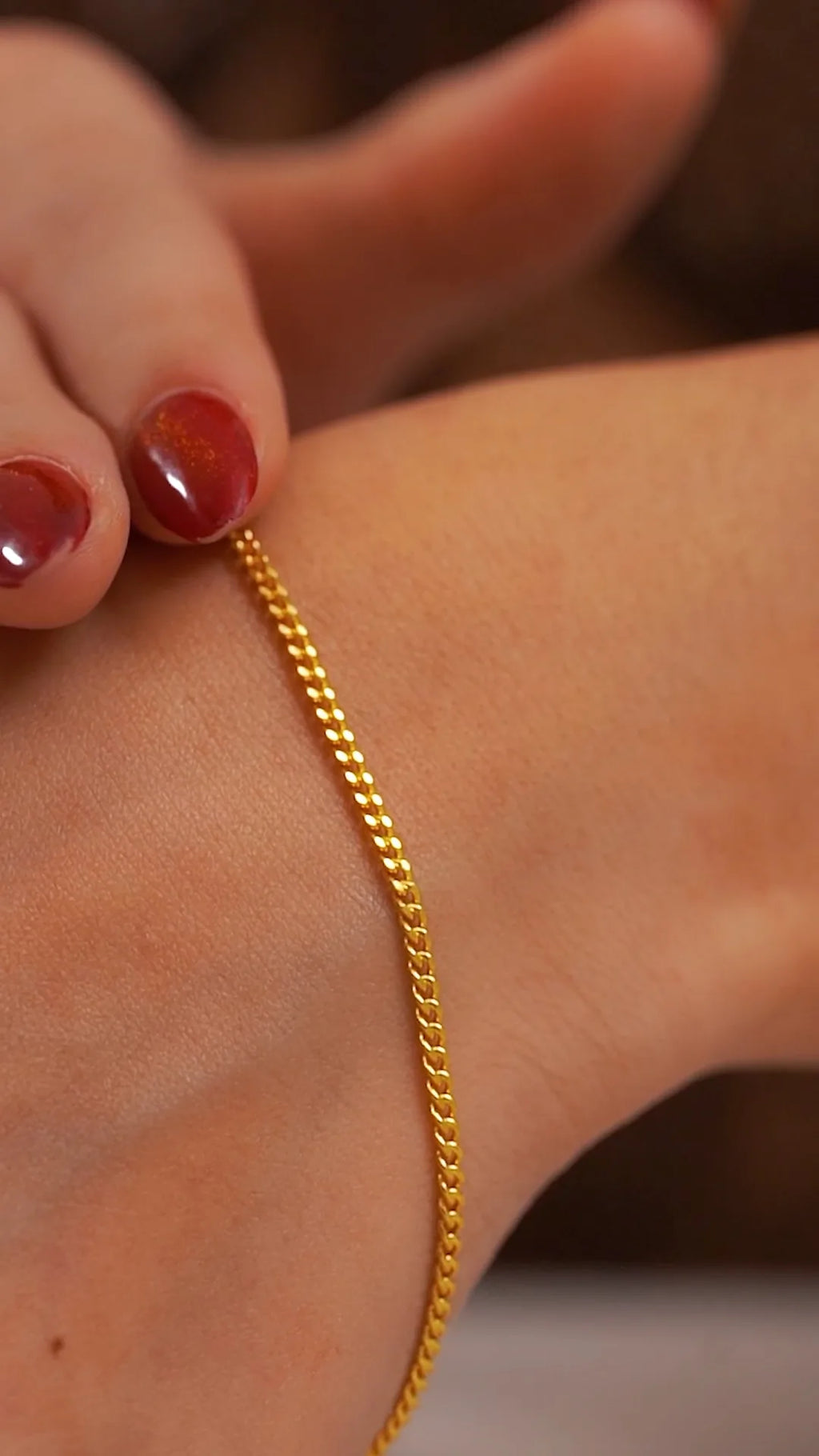 Pulseras Cubana IT 2 mm 19 Cms