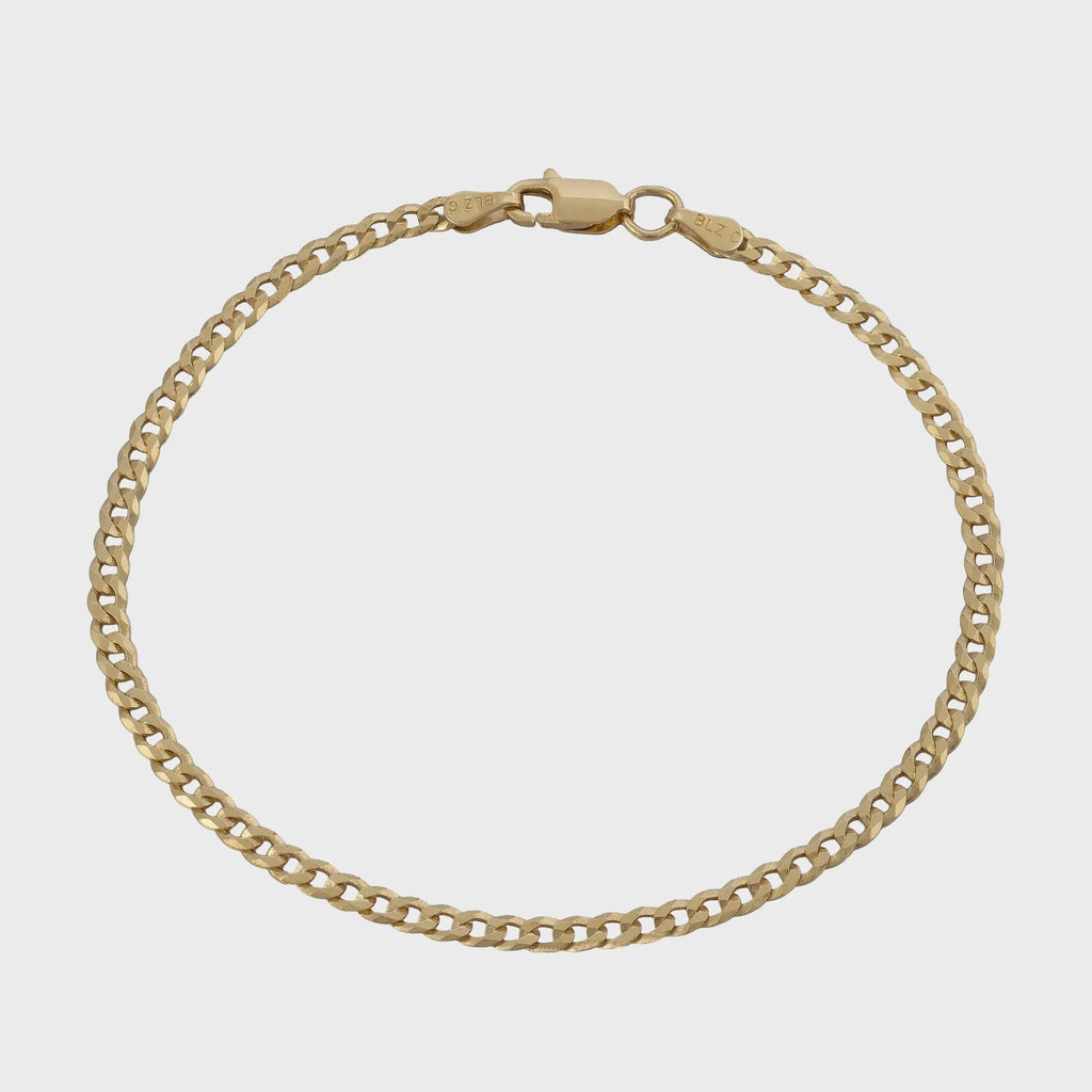Pulseras Cubana IT 3 mm 19.5 Cms