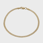 Pulseras Cubana IT 3 mm 19.5 Cms