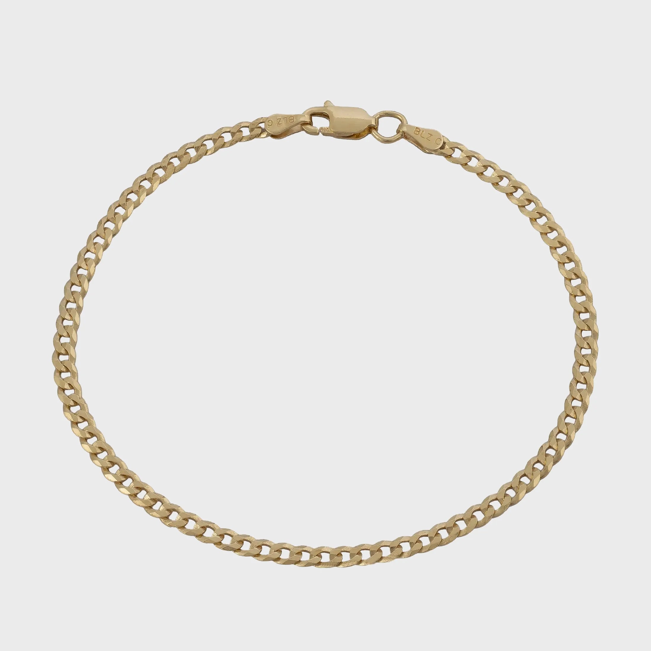 Pulseras Cubana IT 3 mm 19.5 Cms