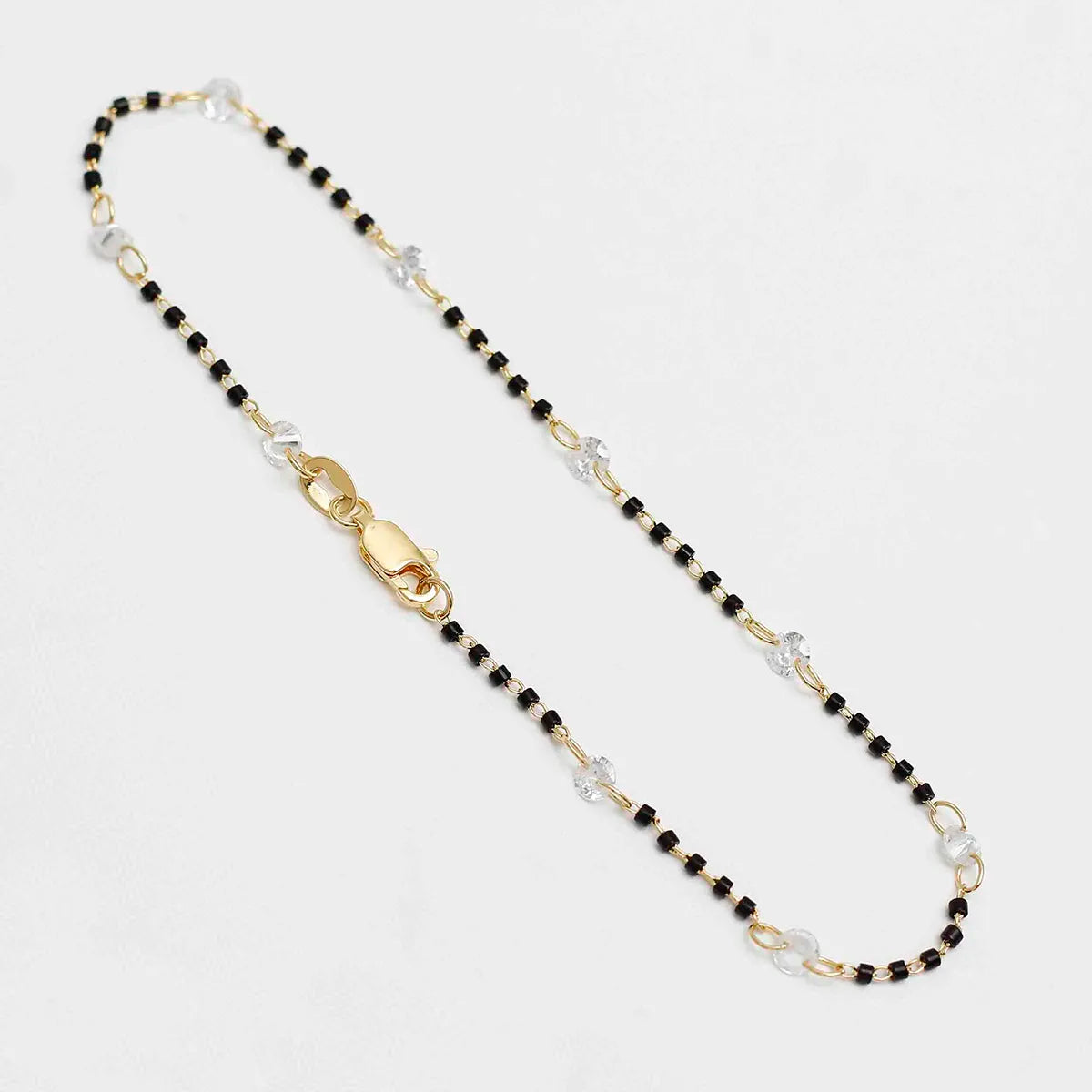 Tobilleras Circonia bicolor 24.5cm