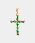Dije Cruz Emerald