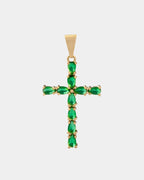 Dije Cruz Emerald
