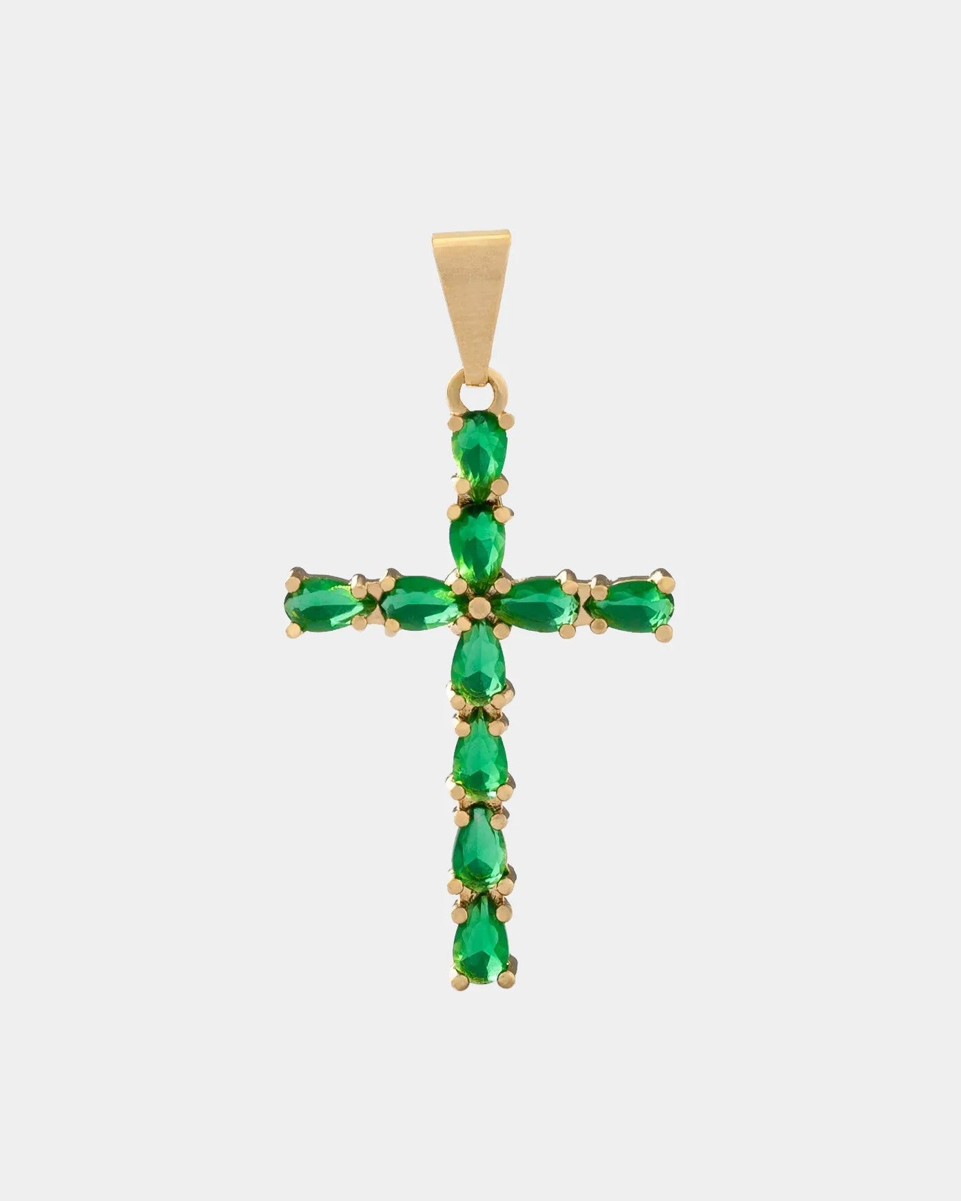 Dije Cruz Emerald