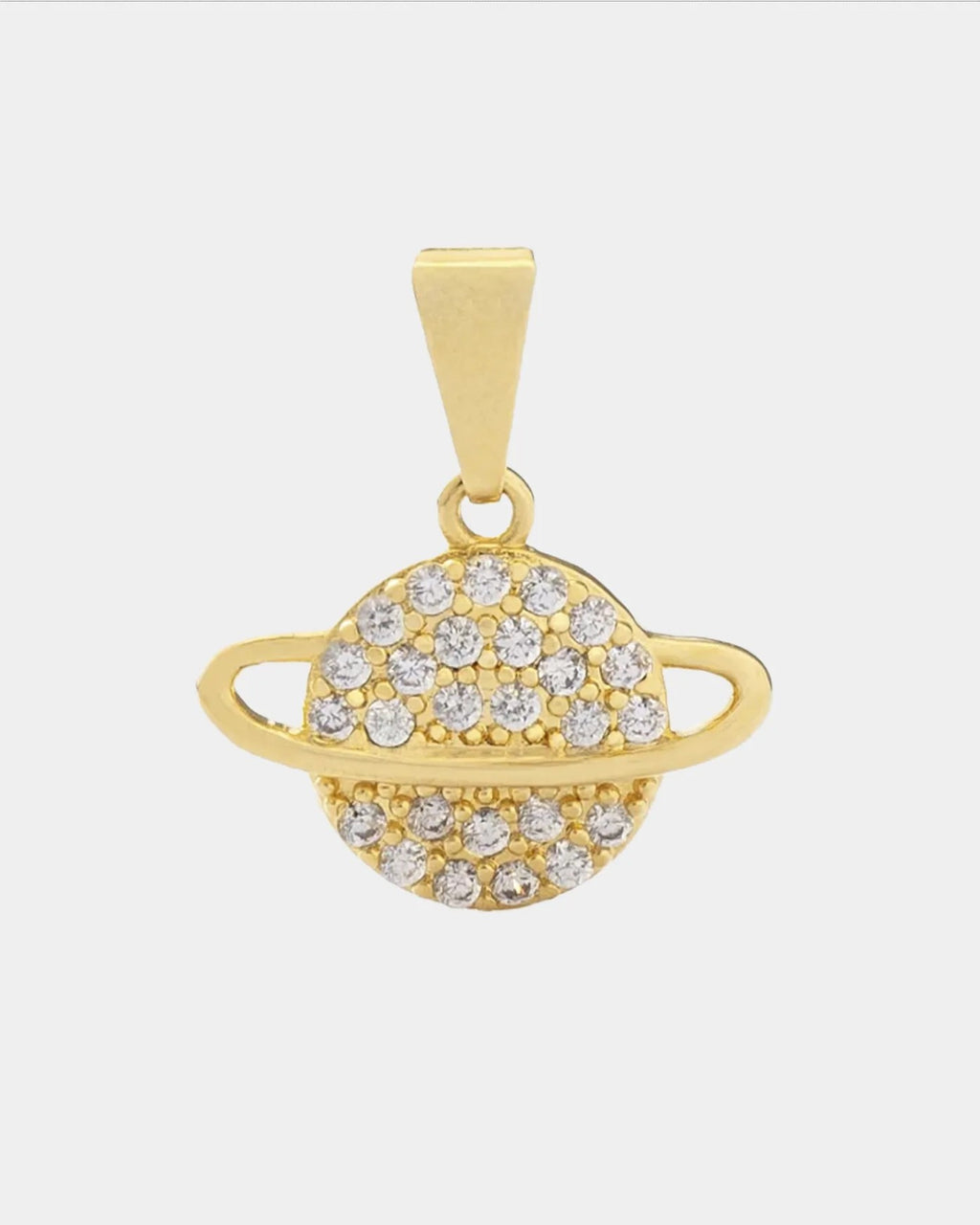 Dije Saturn Circonias Cristal
