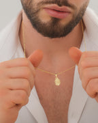 Dije Sagrado Rostro B. Diamantado 2 cms